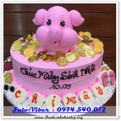 Mẫu Bánh Sinh Nhật Đẹp - A870